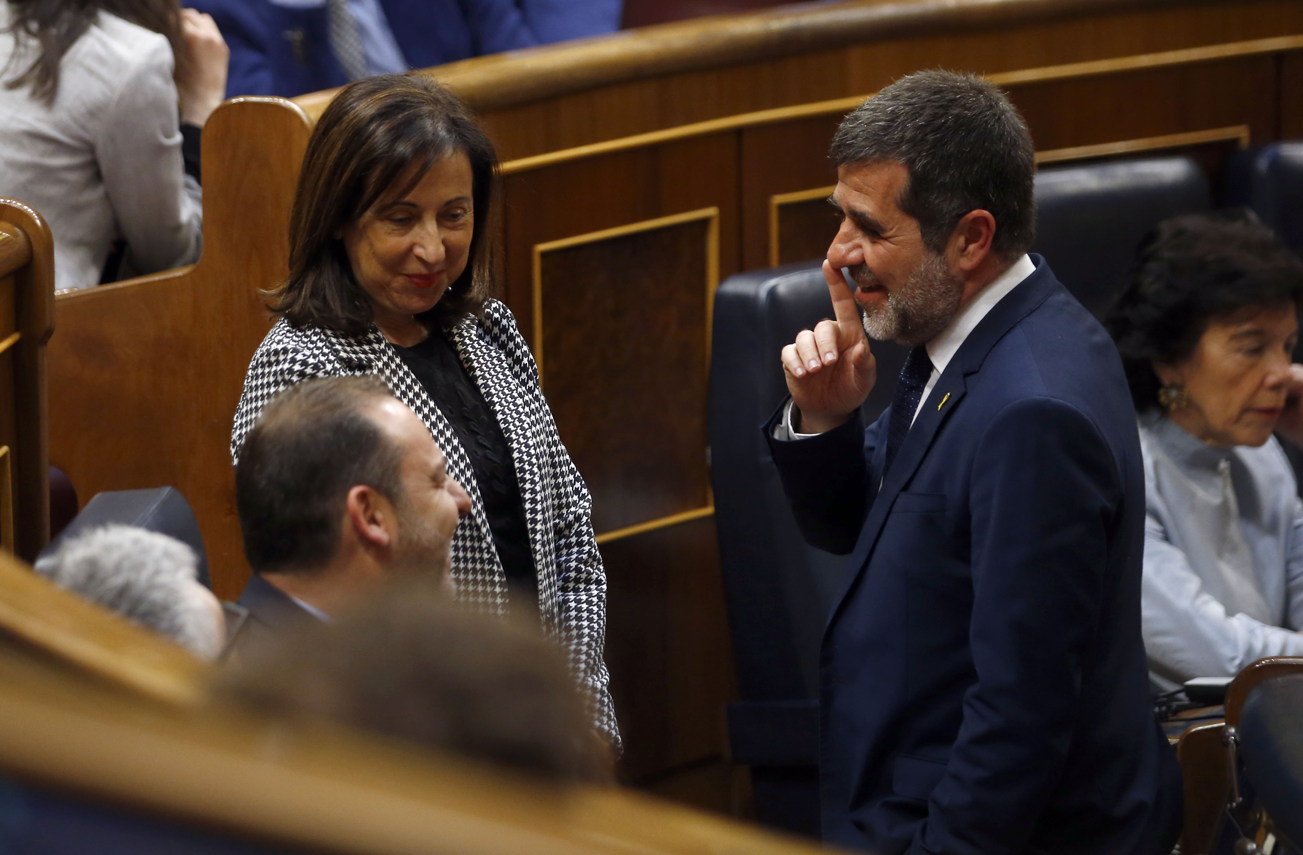 Jailed JxCat politician Jordi Sànchez at the parliamentary inauguration on May 21 (Javier Barnancho/ACN)